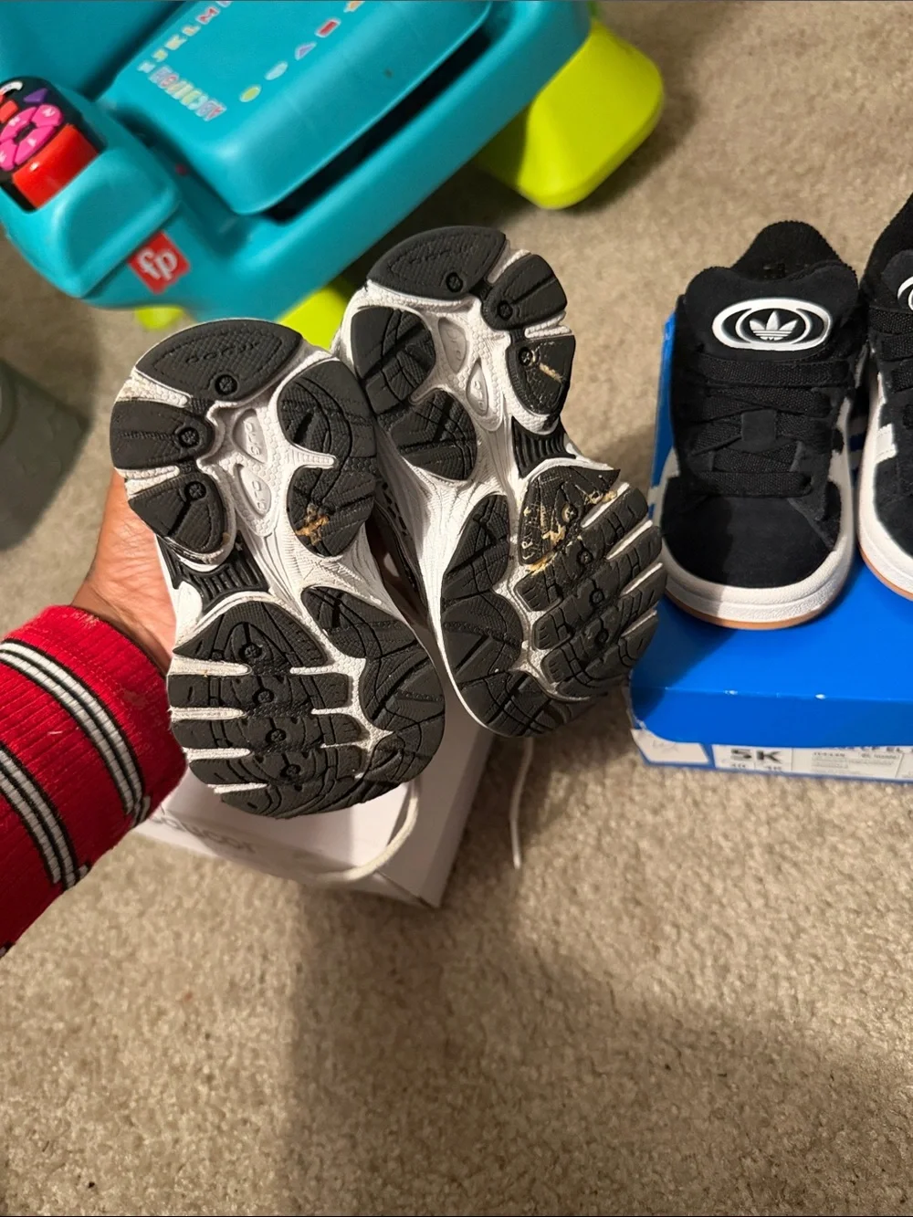 Saucony and adidas